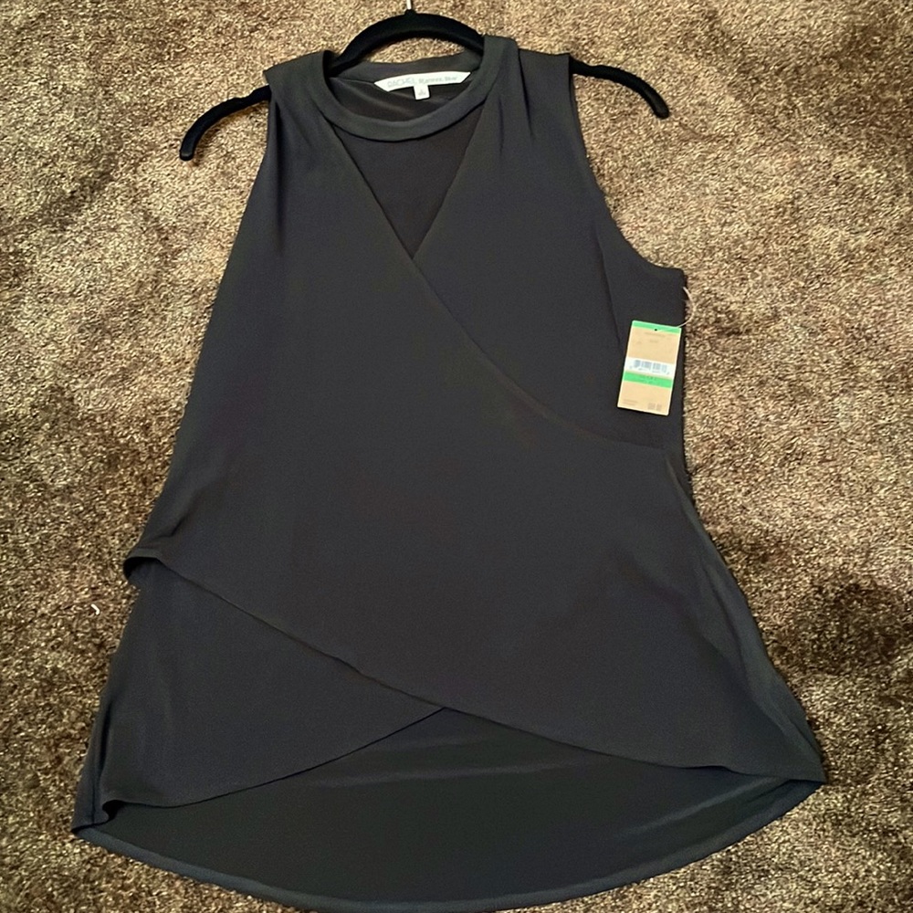NWT black crossbody blouse